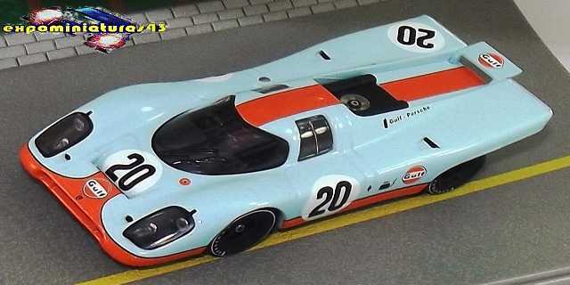 Porsche 907 1967 Le Mans prueba día #41 Diecast Escala Modelo del Coche de carrera Ebbro 1/43 