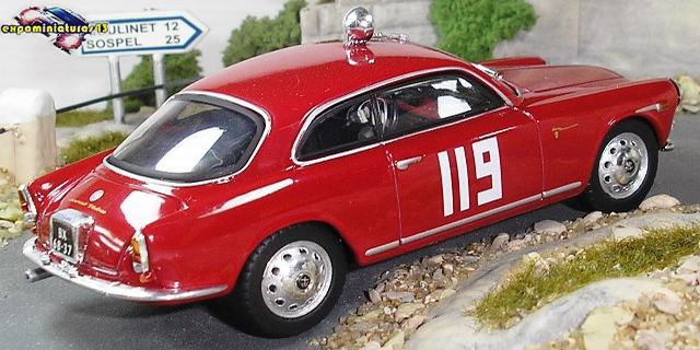 Rally de MonteCarlo 1962 Alfa Romeo Giulietta Sprint Veloce