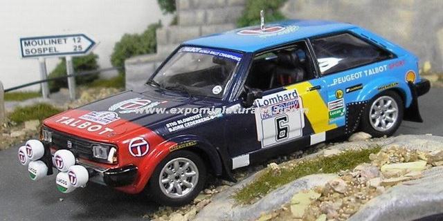 Rally RAC 1982 Talbot 