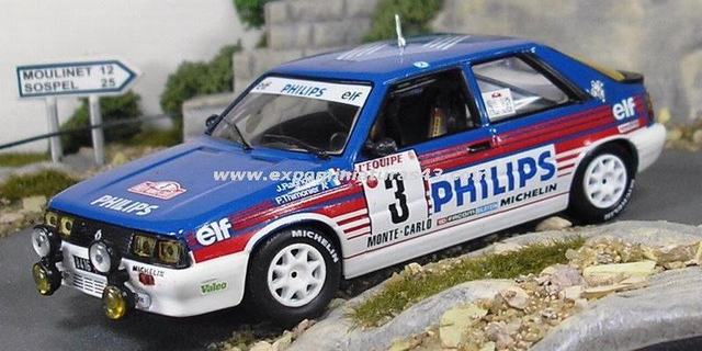 Rally de MonteCarlo 1987 Renault 11 Turbo 